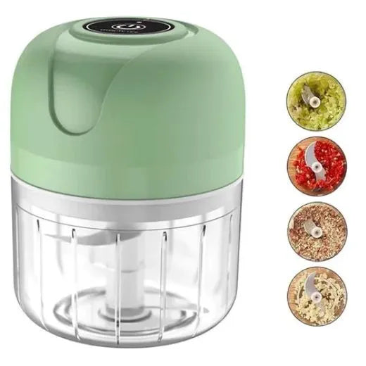 Mini Processador Elétrico de Alimentos Portáti