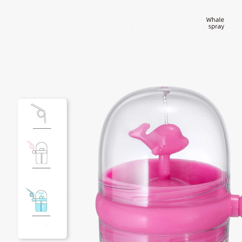 Garrafa D’Água Com Canudos Para Alimentação De Bebês