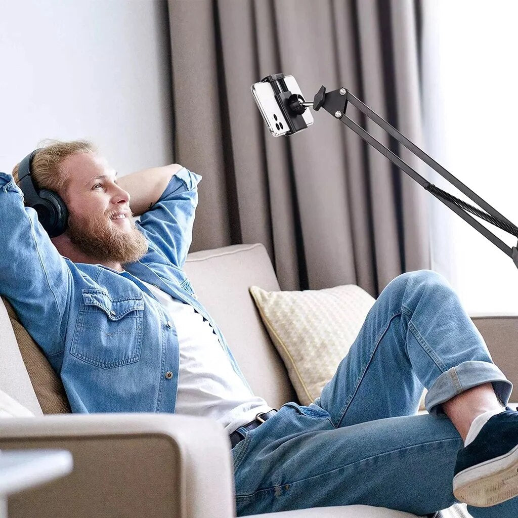 Suporte Celular Com Braço Articulado E Ajustado Para Mesa