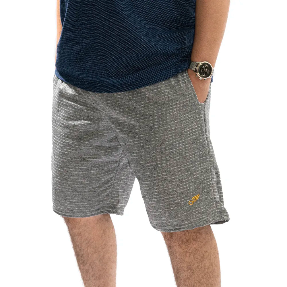 Bermuda de Moletom Top Barato Academia Treino Masculino 3 bolsos com Elástico e