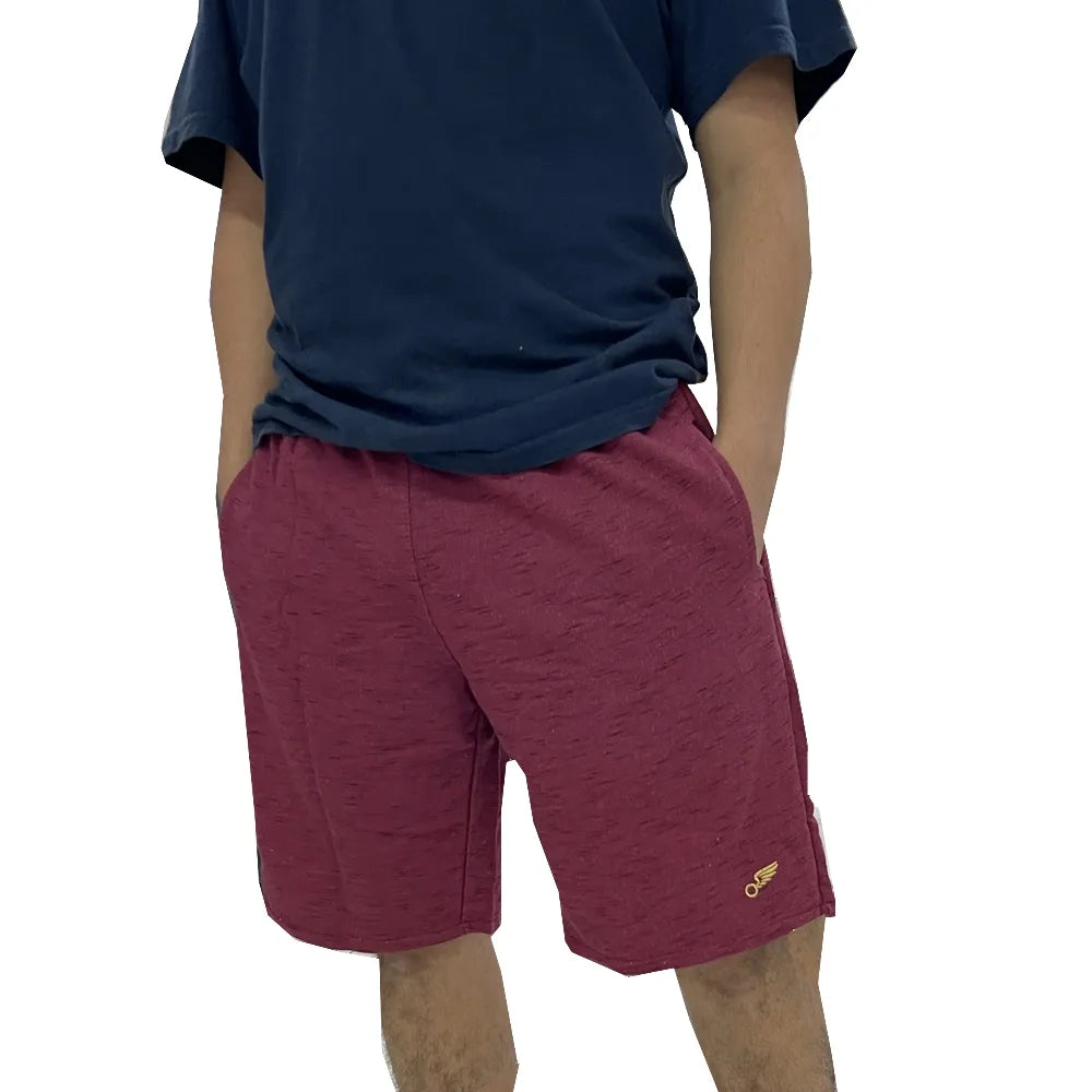 Bermuda de Moletom Top Barato Academia Treino Masculino 3 bolsos com Elástico e