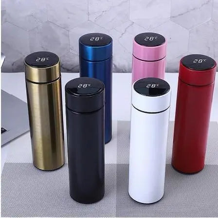 Garrafa Térmica Inox com Termômetro Digital