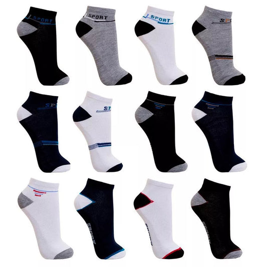 Kit Pacote De Meias Cano Curto Soquete