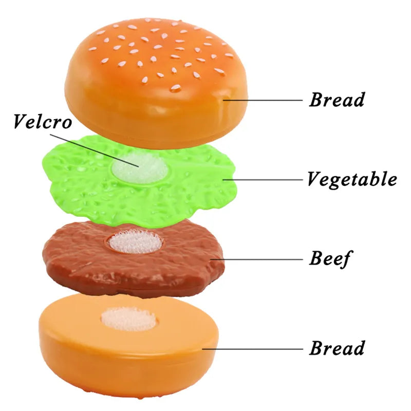 Brinquedos Infantis De Simulação De Comida
