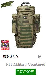Nova grande capacidade homem exército tático camo mochilas assalto militar sac