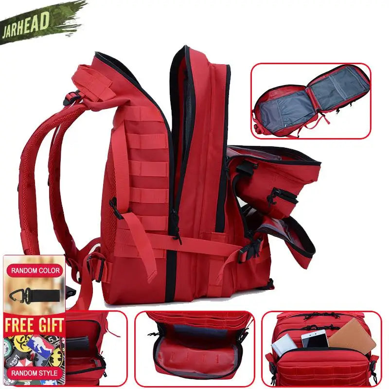Nova grande capacidade homem exército tático camo mochilas assalto militar sac