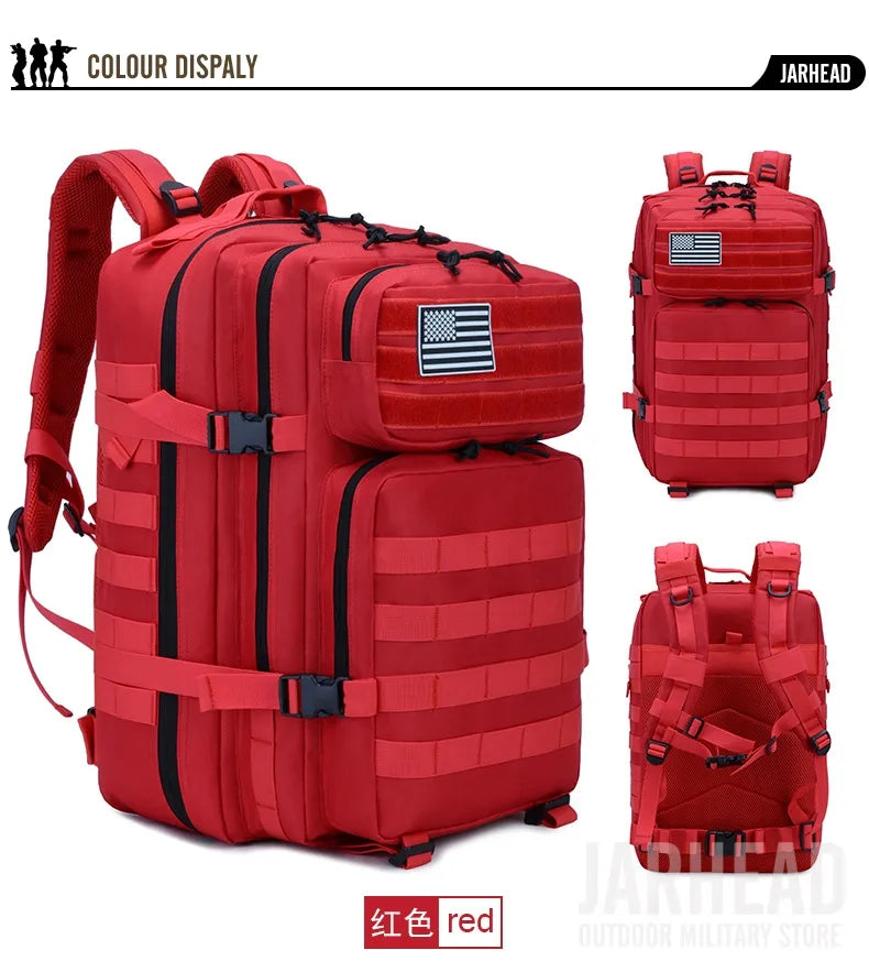 Nova grande capacidade homem exército tático camo mochilas assalto militar sac