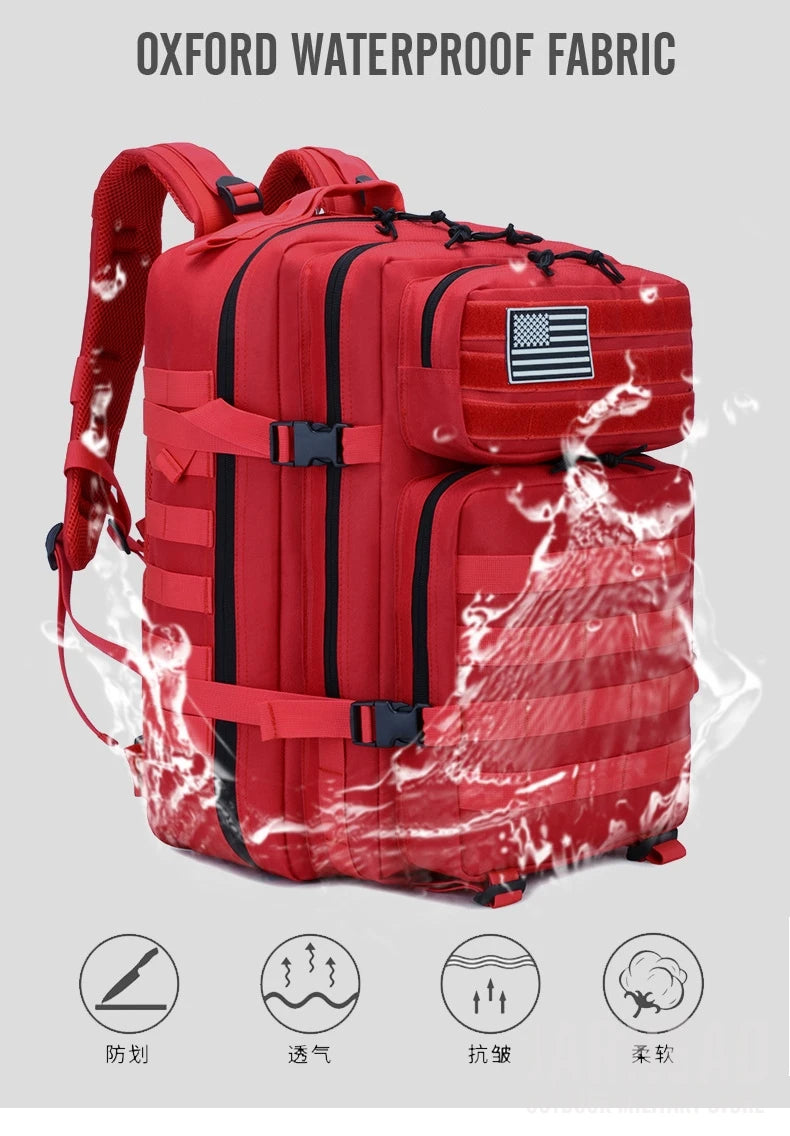 Nova grande capacidade homem exército tático camo mochilas assalto militar sac