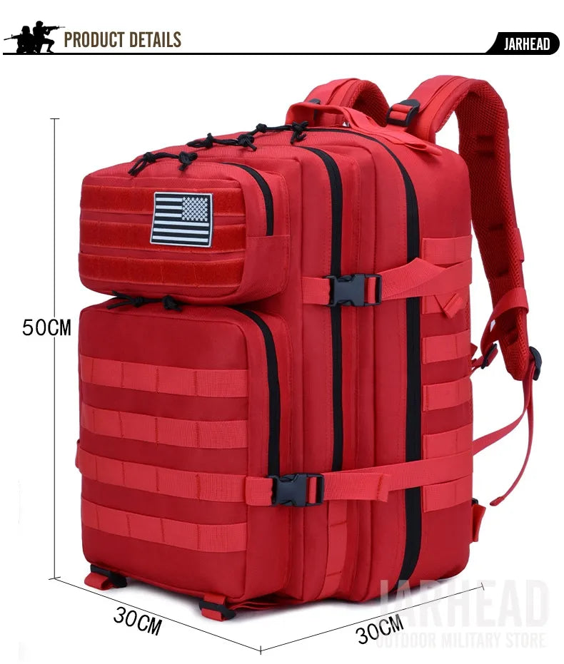 Nova grande capacidade homem exército tático camo mochilas assalto militar sac
