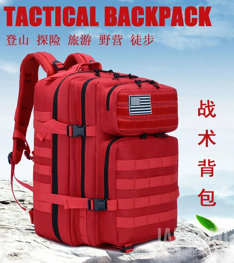 Nova grande capacidade homem exército tático camo mochilas assalto militar sac