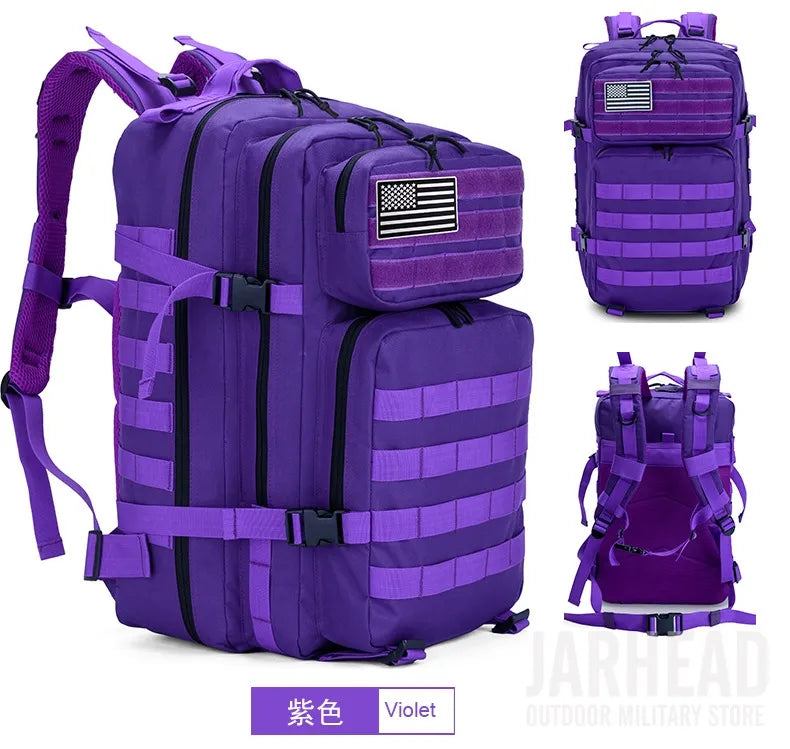 Nova grande capacidade homem exército tático camo mochilas assalto militar sac