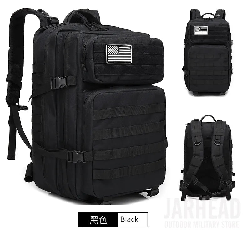 Nova grande capacidade homem exército tático camo mochilas assalto militar sac