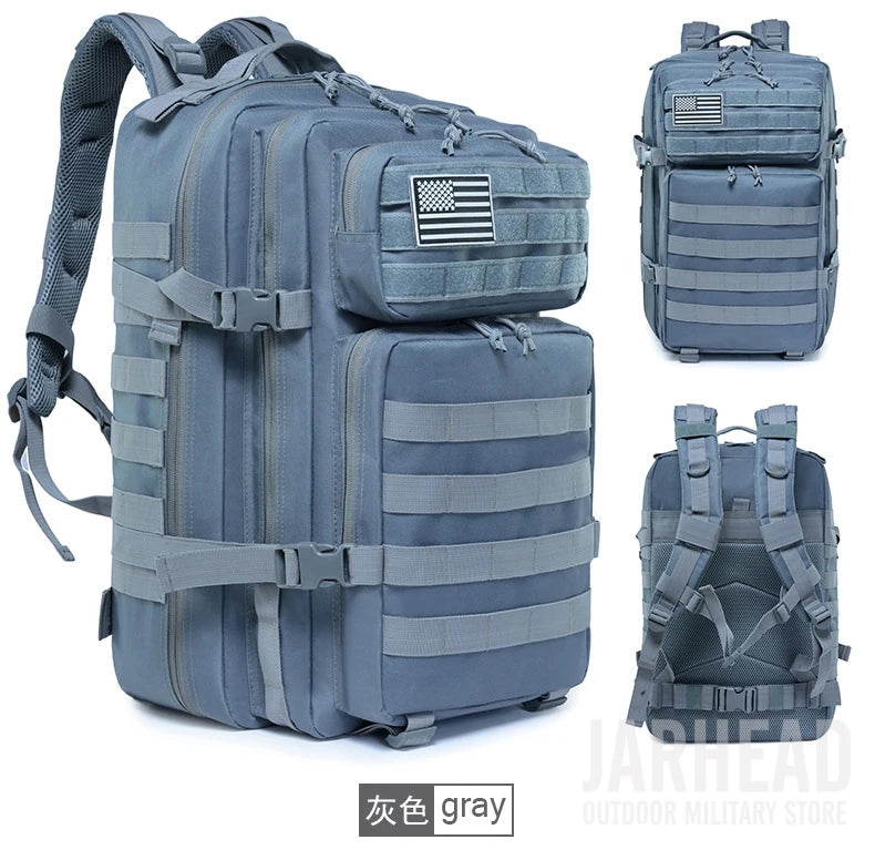 Nova grande capacidade homem exército tático camo mochilas assalto militar sac