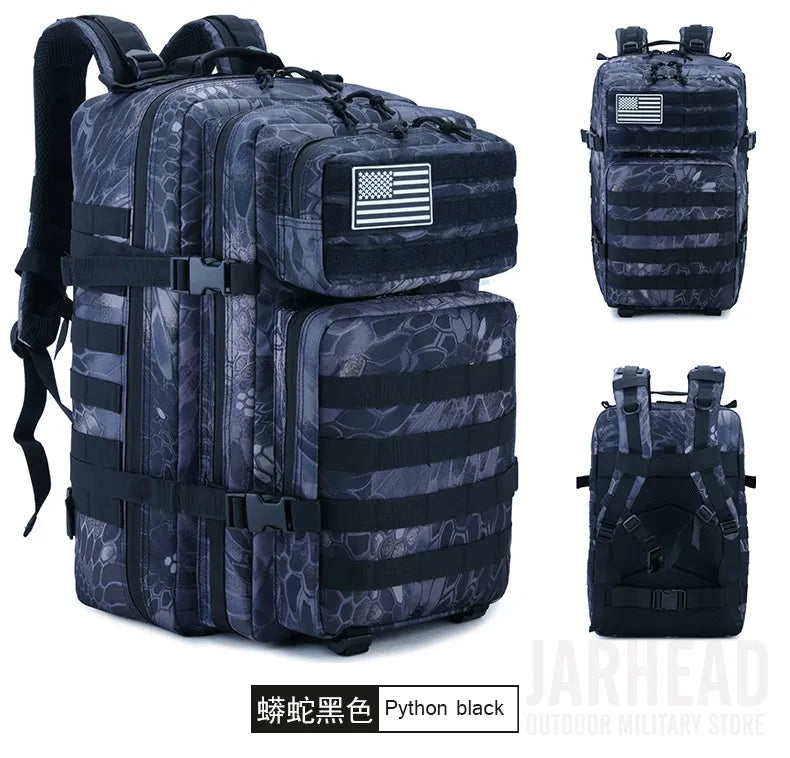 Nova grande capacidade homem exército tático camo mochilas assalto militar sac