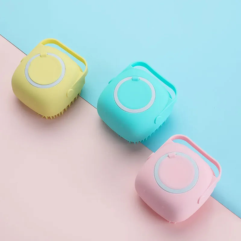 Cachorro do banheiro grande cão gato banho massagem luvas escova de silicone ma