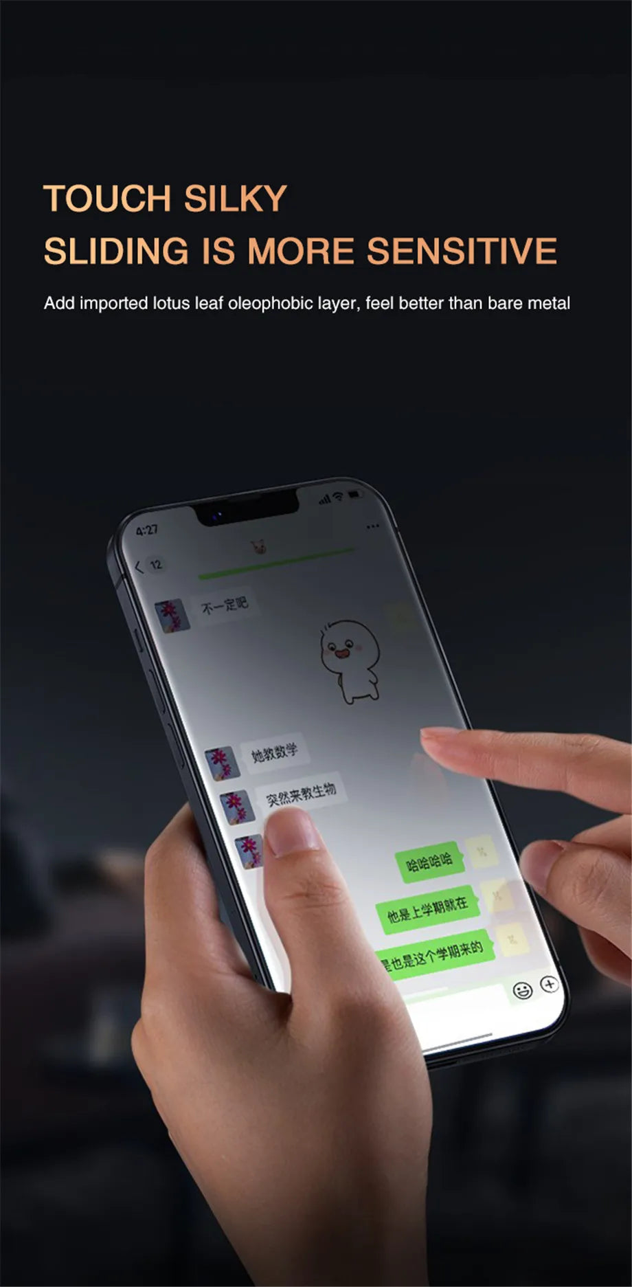 Filme para celular transmitido para iPhone
