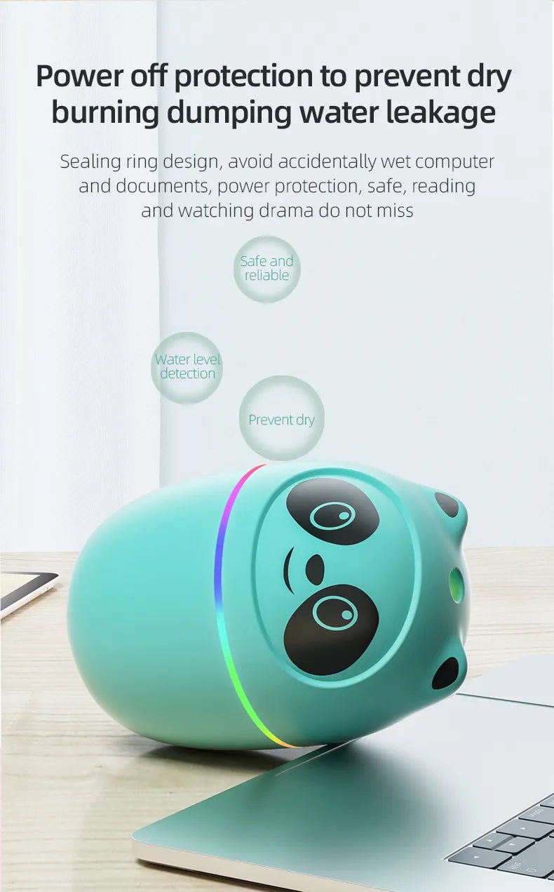 Umidificador de ar fofo gatinho e urso, Umidificadores Aromaterapia, Difusores,