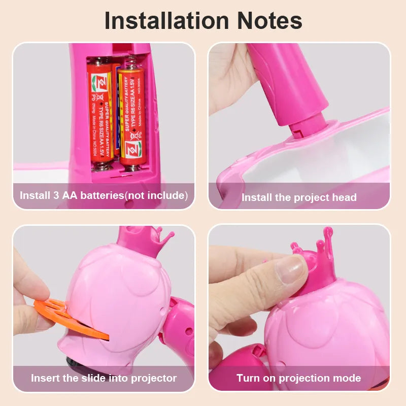 LED Projetor E Mesa Para Crianças