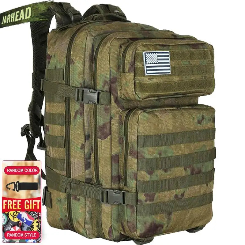 Nova grande capacidade homem exército tático camo mochilas assalto militar sac