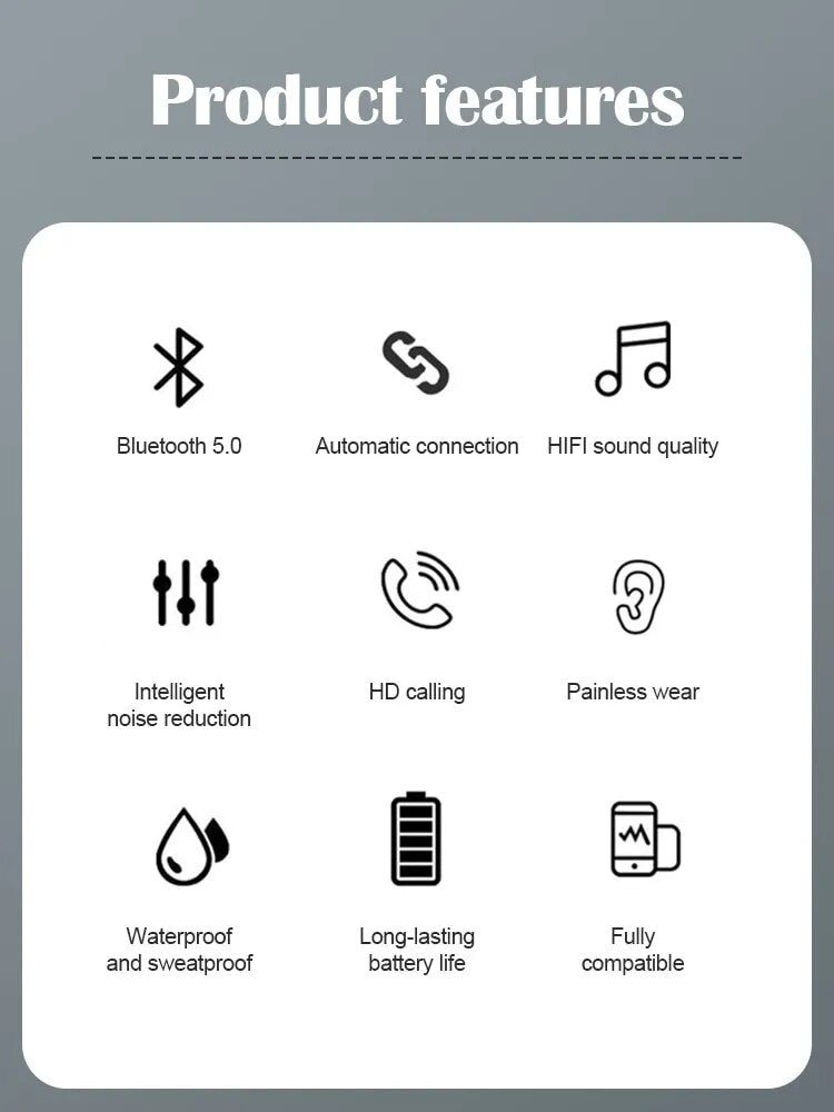 Fone de Ouvido Y30 Bluetooth