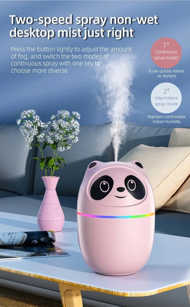 Umidificador de ar fofo gatinho e urso, Umidificadores Aromaterapia, Difusores,