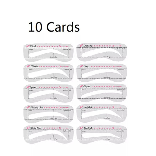 Stencil Para Desenho De Sobrancelha