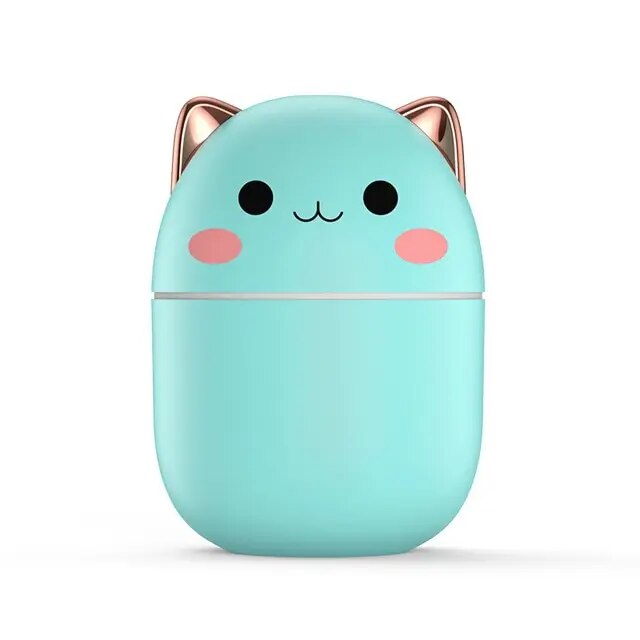 Umidificador de ar fofo gatinho e urso, Umidificadores Aromaterapia, Difusores,