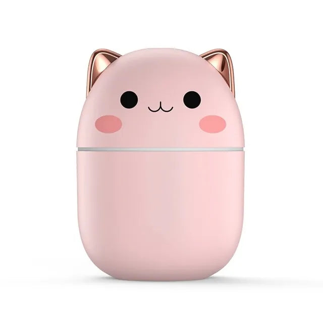 Umidificador de ar fofo gatinho e urso, Umidificadores Aromaterapia, Difusores,