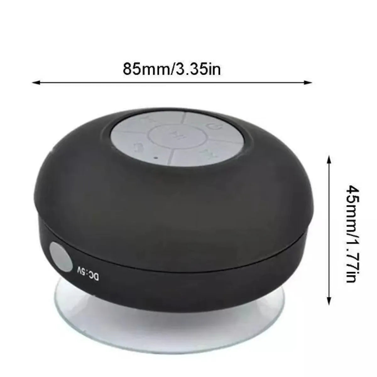 Mini Caixa De Som Bluetooth Para Banheiros