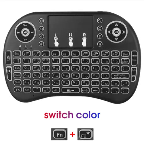 Mini teclado USB com Touchpad
