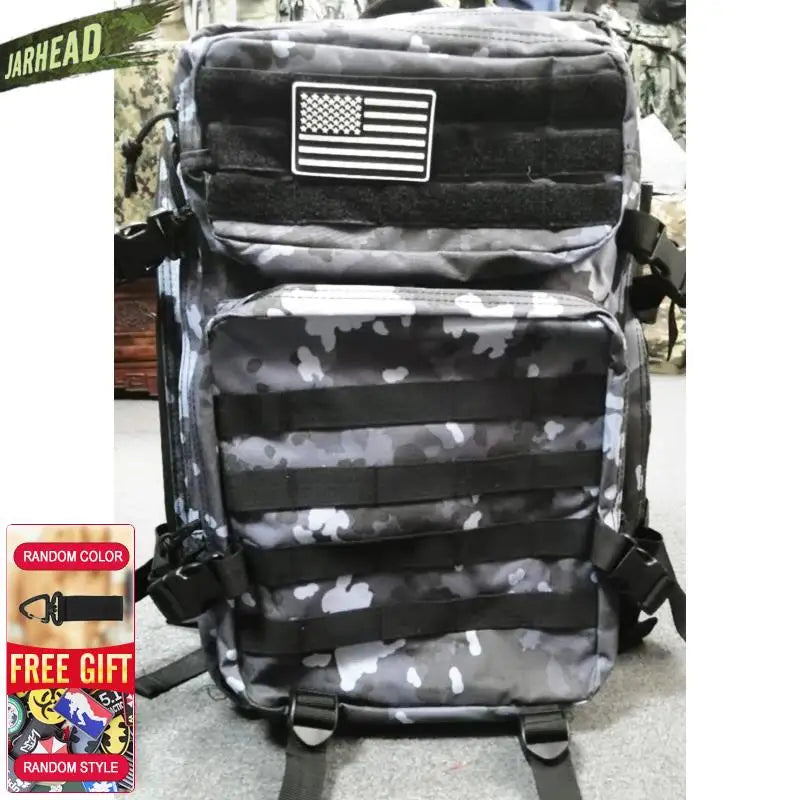 Nova grande capacidade homem exército tático camo mochilas assalto militar sac