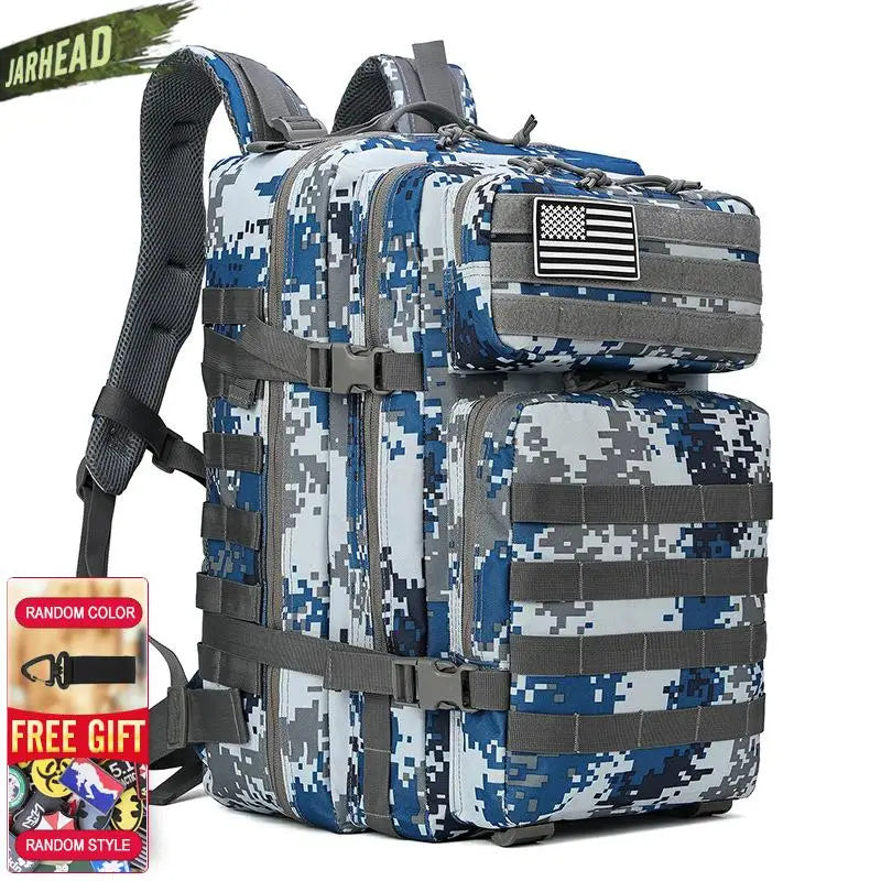 Nova grande capacidade homem exército tático camo mochilas assalto militar sac
