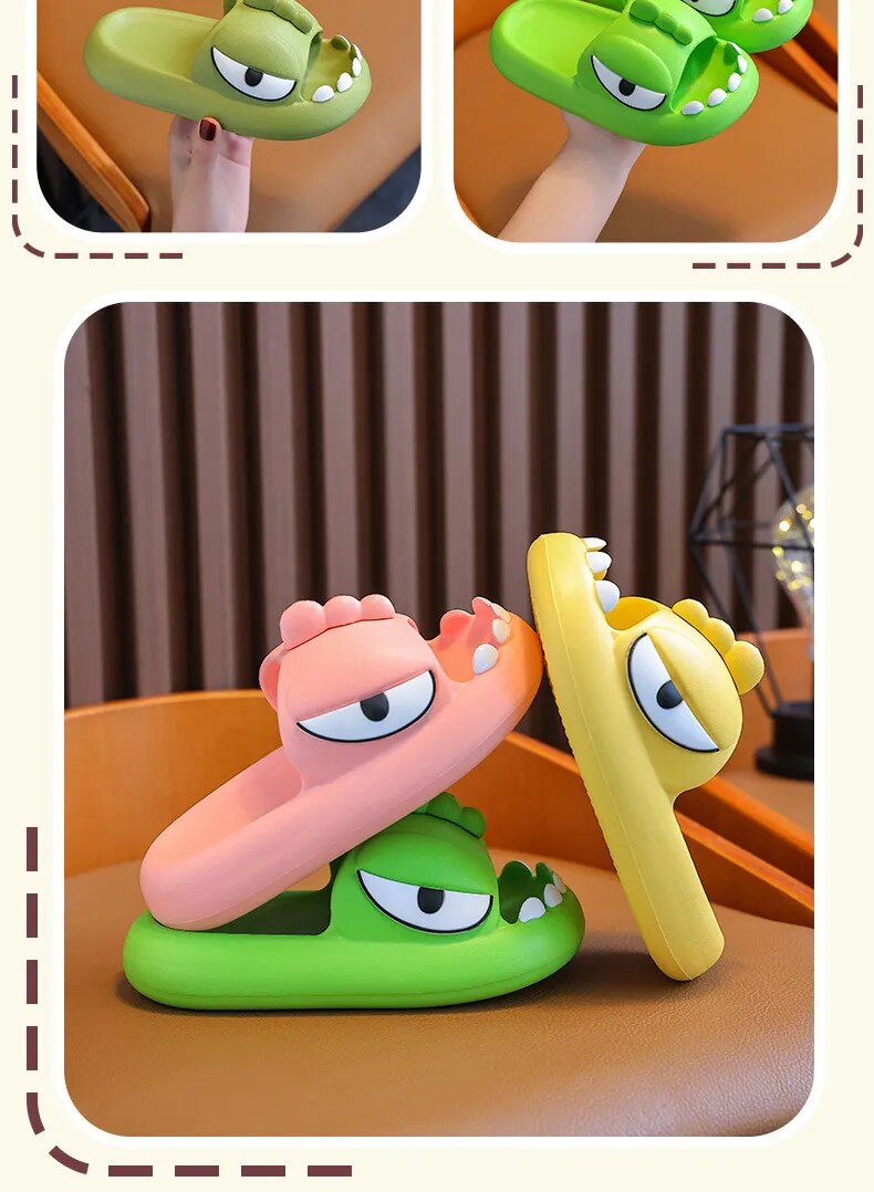 Chinelo Slider Dinossauro