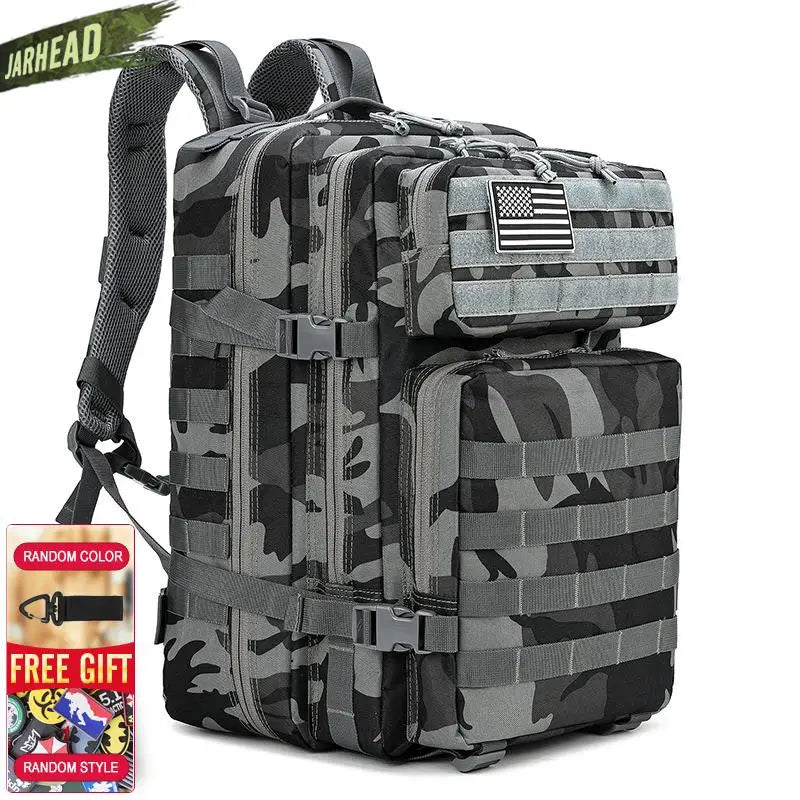 Nova grande capacidade homem exército tático camo mochilas assalto militar sac